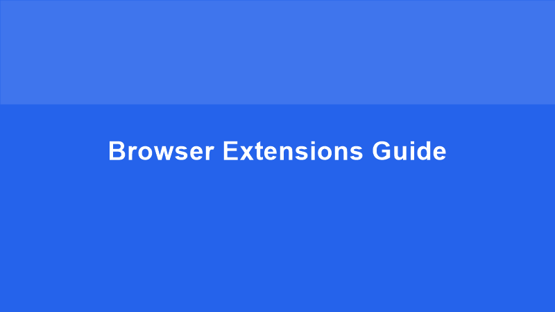 Browser Extensions