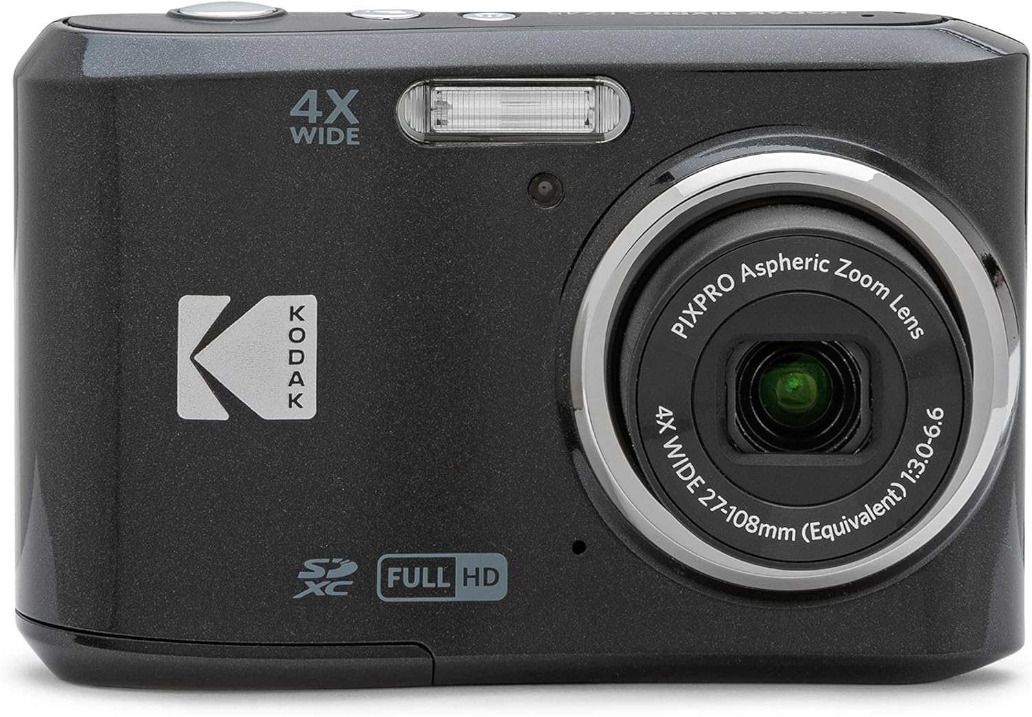 KODAK PIXPRO Friendly Zoom FZ45-BK 16MP Digital Camera with 4X Optical Zoom 27mm Wide Angle and 2.7″ LCD Screen (Black)